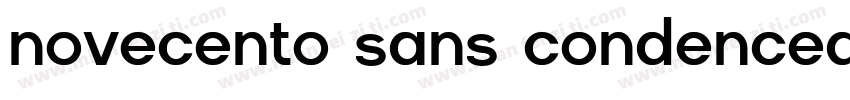 novecento sans condenced semibold字体转换